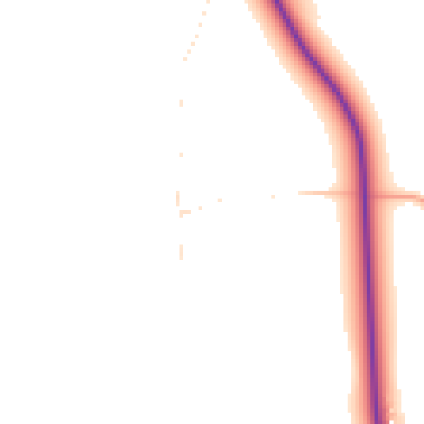 Daytime road noise heatmap for SP6 2HA