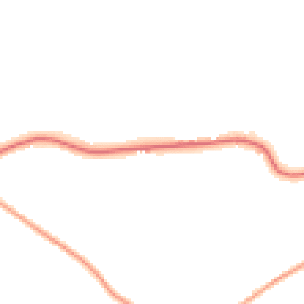 Daytime road noise heatmap for SP6 2JR