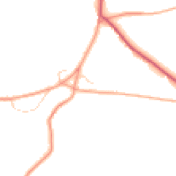 Daytime road noise heatmap for SP6 2NJ