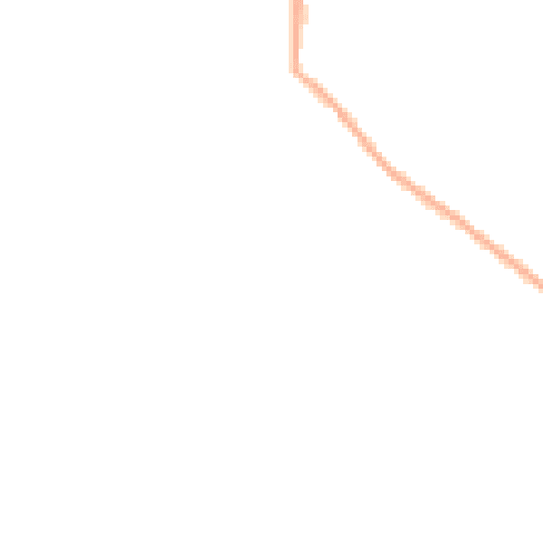 Night-time road noise heatmap for SP6 2NU