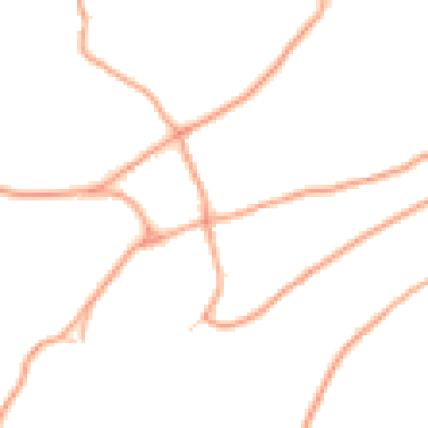 Daytime road noise heatmap for SP6 2QF