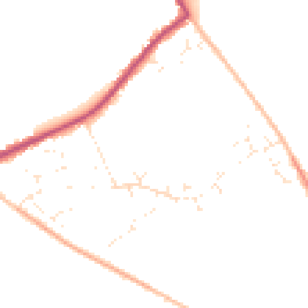 Daytime road noise heatmap for SP6 3AW