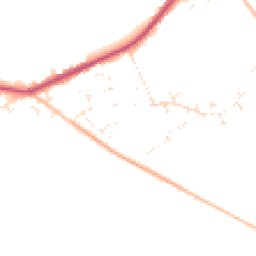 Daytime road noise heatmap for SP6 3BL