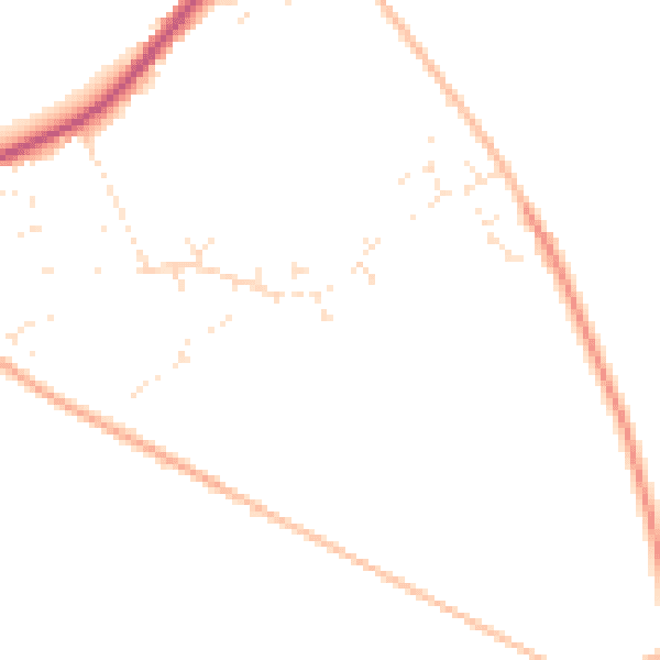 Daytime road noise heatmap for SP6 3DQ