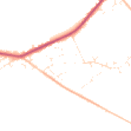 Daytime road noise heatmap for SP6 3EN