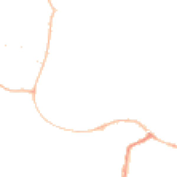Night-time road noise heatmap for SP8 4AG