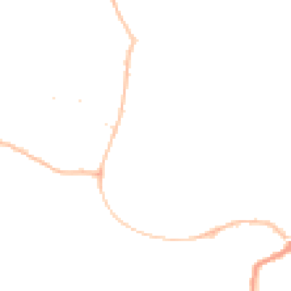 Night-time road noise heatmap for SP8 4AJ