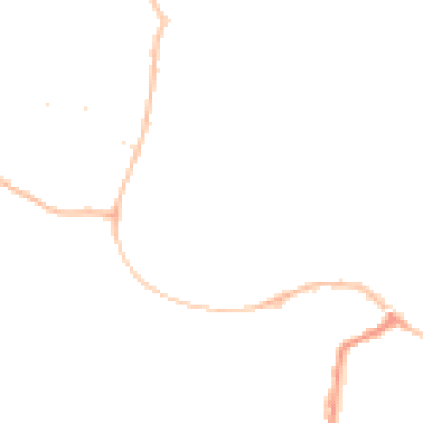 Night-time road noise heatmap for SP8 4BP