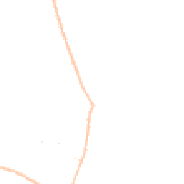 Night-time road noise heatmap for SP8 4DF