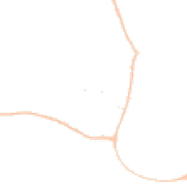 Night-time road noise heatmap for SP8 4DL