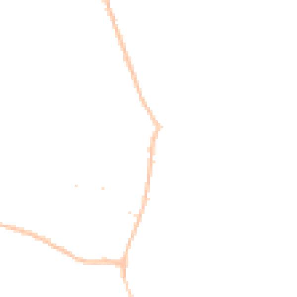 Night-time road noise heatmap for SP8 4DN