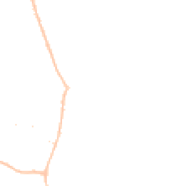 Night-time road noise heatmap for SP8 4EF