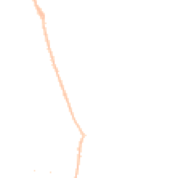 Night-time road noise heatmap for SP8 4PF