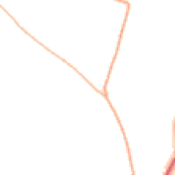 Daytime road noise heatmap for SP8 5AD