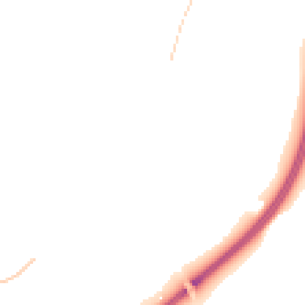 Night-time road noise heatmap for SP8 5AP