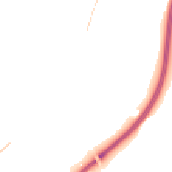 Night-time road noise heatmap for SP8 5AW