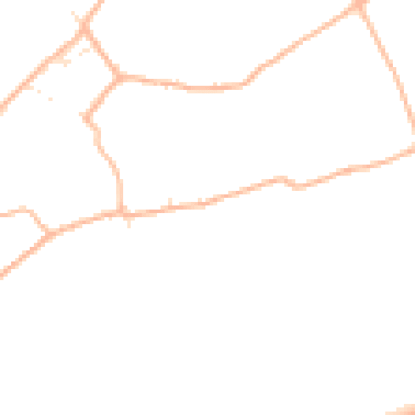 Daytime road noise heatmap for SP8 5ER