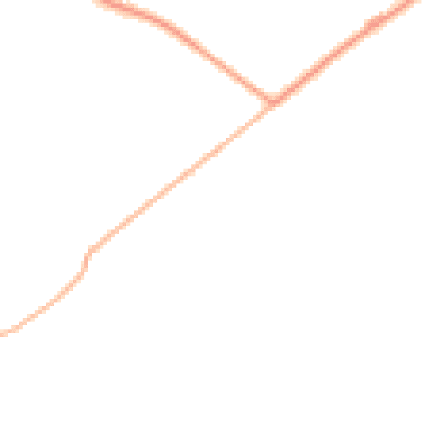 Daytime road noise heatmap for SP8 5HW