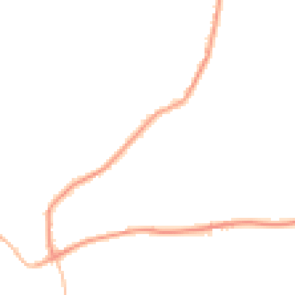 Night-time road noise heatmap for SP8 5LG