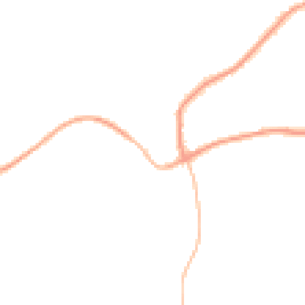 Night-time road noise heatmap for SP8 5LL