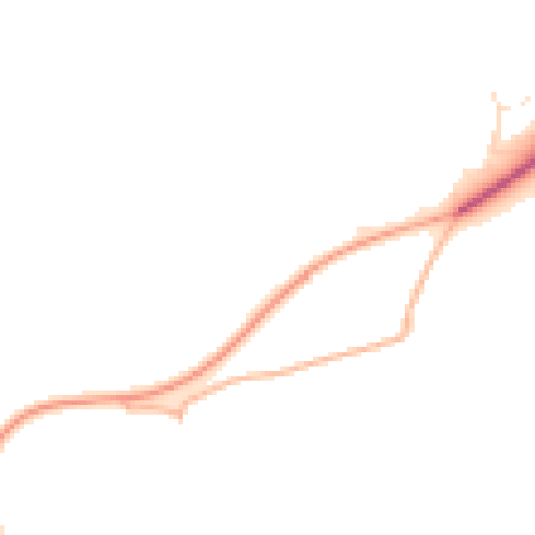 Daytime road noise heatmap for SP9 7AR