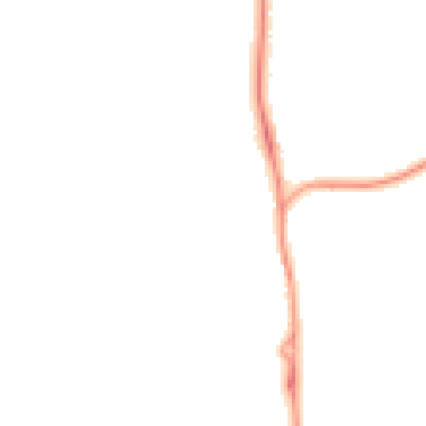 Night-time road noise heatmap for SP9 7ER