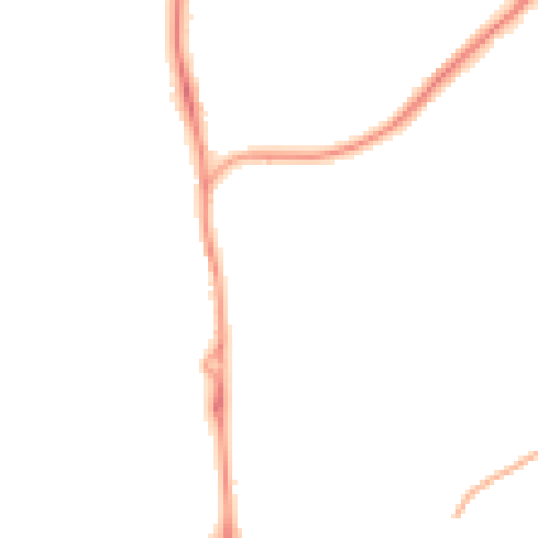 Night-time road noise heatmap for SP9 7FA