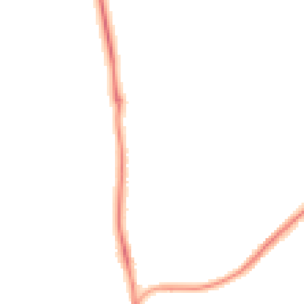 Night-time road noise heatmap for SP9 7FP