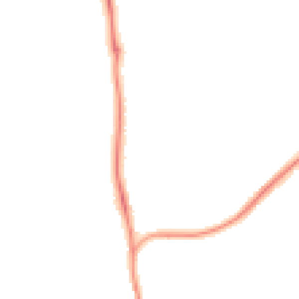 Night-time road noise heatmap for SP9 7FY