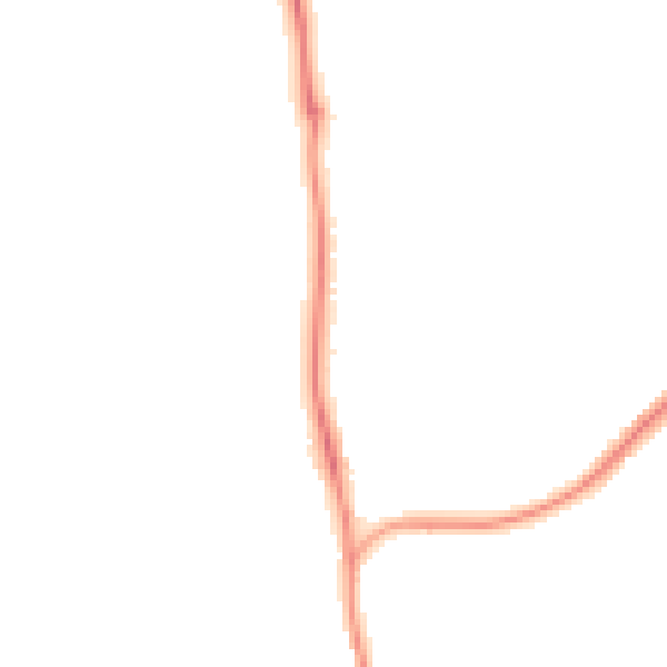Night-time road noise heatmap for SP9 7FZ