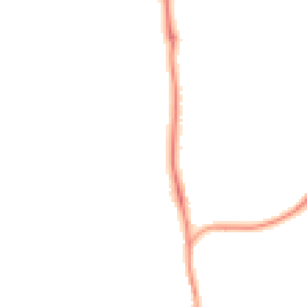 Night-time road noise heatmap for SP9 7HP