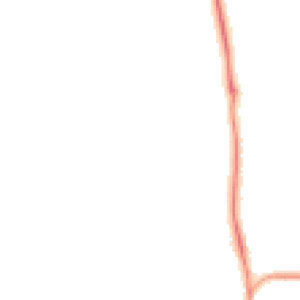 Night-time road noise heatmap for SP9 7JX