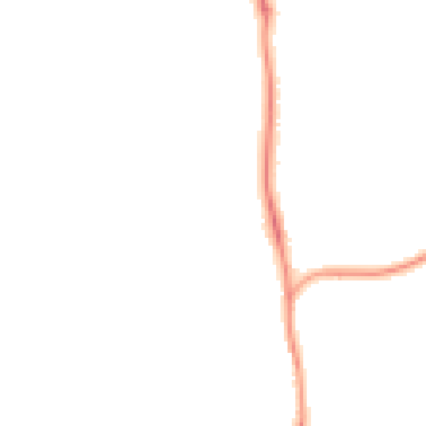 Night-time road noise heatmap for SP9 7LQ