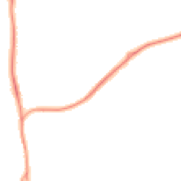 Night-time road noise heatmap for SP9 7NJ