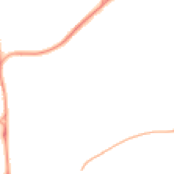Night-time road noise heatmap for SP9 7PE