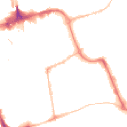 Night-time road noise heatmap for SR1 1AE