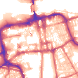 Daytime road noise heatmap for SR1 1AF