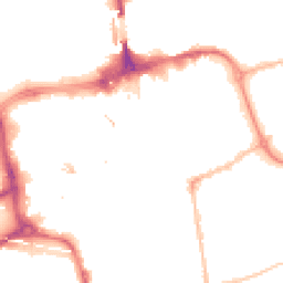 Night-time road noise heatmap for SR1 1AF