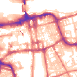 Daytime road noise heatmap for SR1 1AG