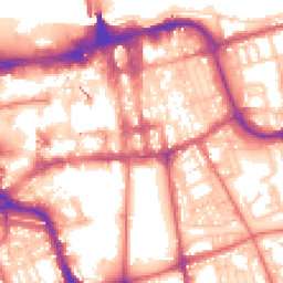 Daytime road noise heatmap for SR1 1AH
