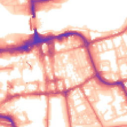 Daytime road noise heatmap for SR1 1BL