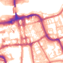 Daytime road noise heatmap for SR1 1BU