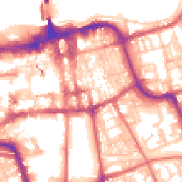 Daytime road noise heatmap for SR1 1DH