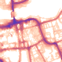 Daytime road noise heatmap for SR1 1EA