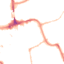 Night-time road noise heatmap for SR1 1EA