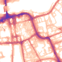 Daytime road noise heatmap for SR1 1ER