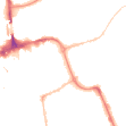 Night-time road noise heatmap for SR1 1HA