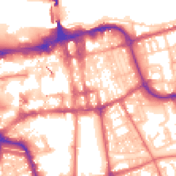 Daytime road noise heatmap for SR1 1HT