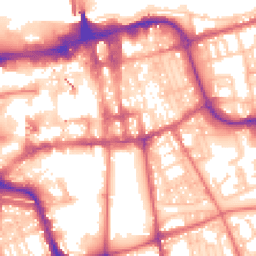 Daytime road noise heatmap for SR1 1JG
