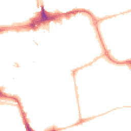 Night-time road noise heatmap for SR1 1JG